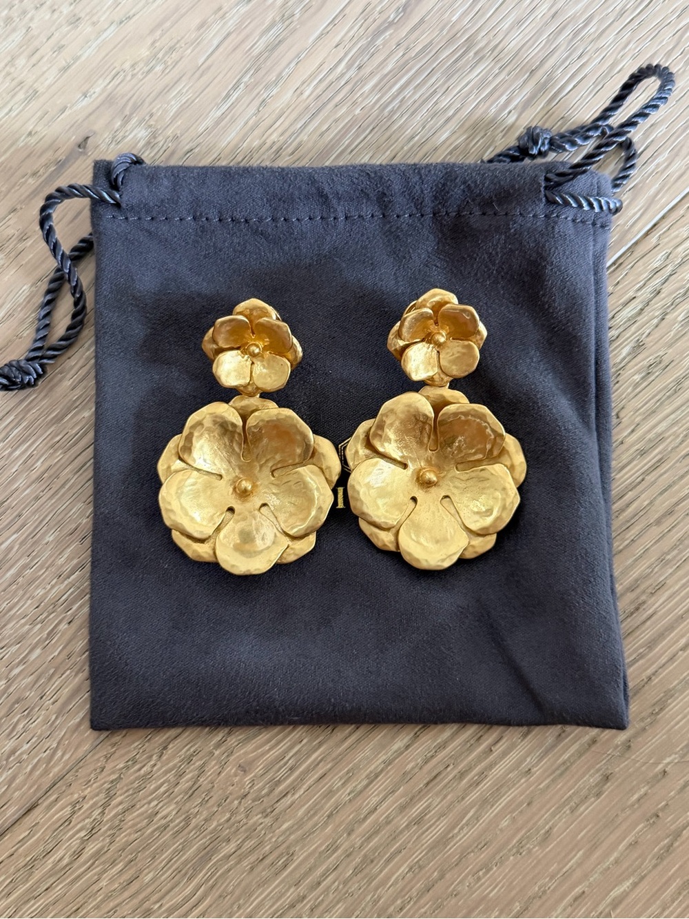 Julie Vos Bloom Statement Earrings